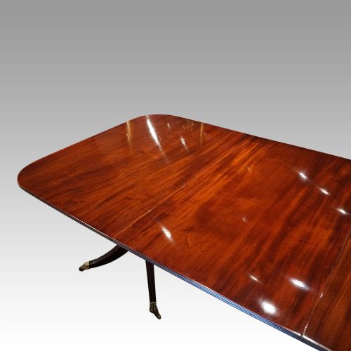 fig 6. Georgian style mahogany dining table