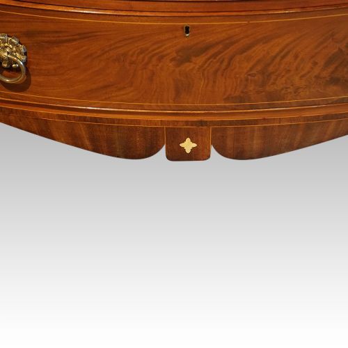 fig 2. Regency mahogany bowfront chest
