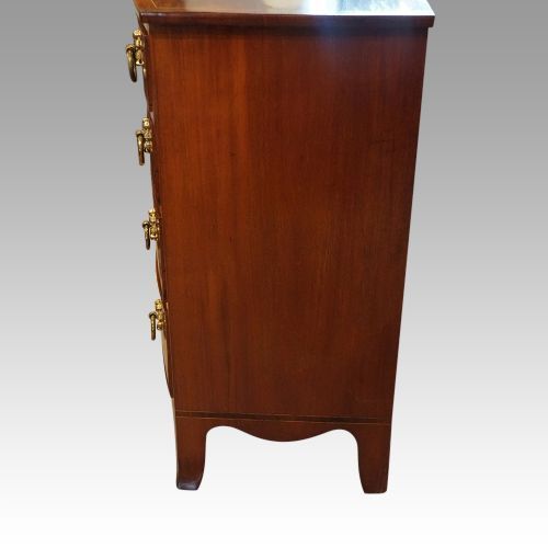 fig 3. Regency mahogany bowfront chest