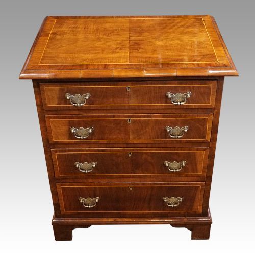 George V Walnut Bedside Chest