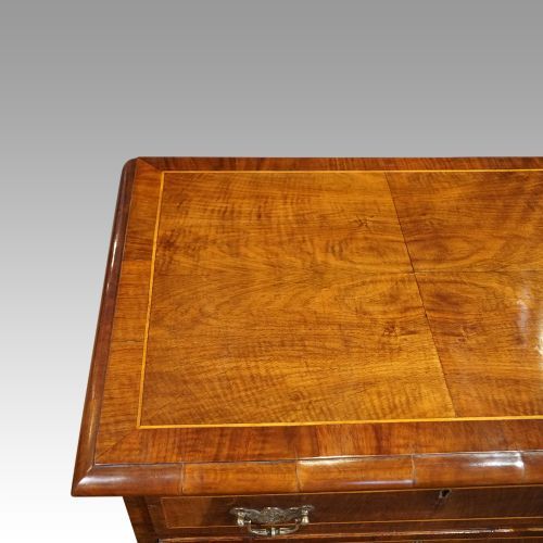 fig 4. George V walnut bedside chest