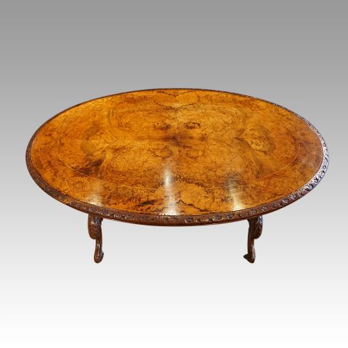 fig 1. Victorian inlaid walnut centre table