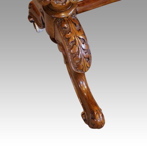 fig 4. Victorian inlaid walnut centre table