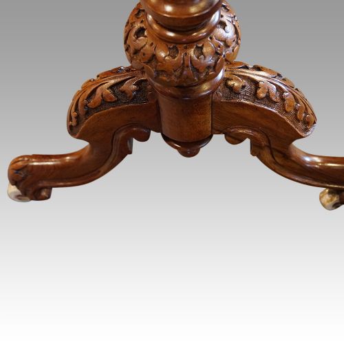 fig 5. Victorian inlaid walnut centre table