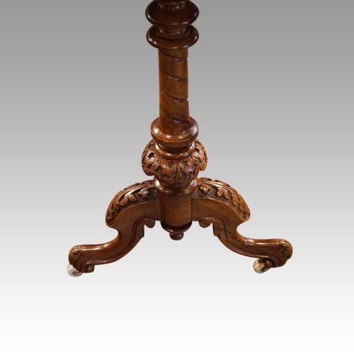 fig 8. Victorian inlaid walnut centre table