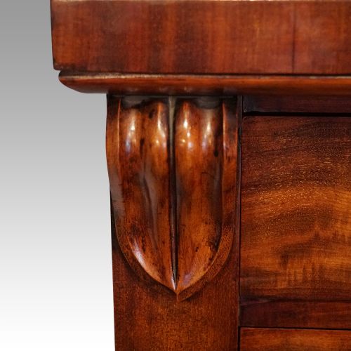 fig 3. Victorian mahogany Wellington chest