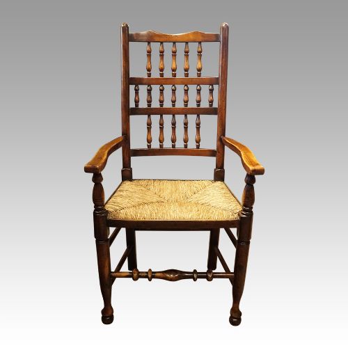 fig 2. Set of 10 Lancashire spindle back chairs 
