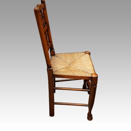 fig 8. Set of 10 Lancashire spindle back chairs 