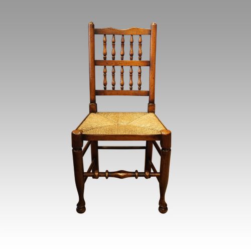 fig 9. Set of 10 Lancashire spindle back chairs 