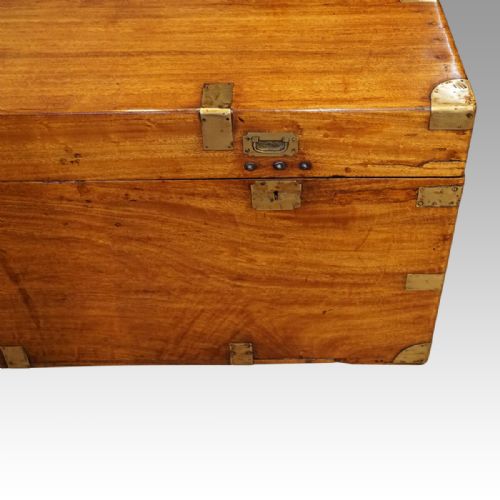 fig 3. Large Victorian camphor wood campaign chest