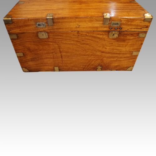 fig 5. Large Victorian camphor wood campaign chest