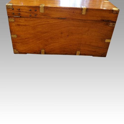 fig 7. Large Victorian camphor wood campaign chest