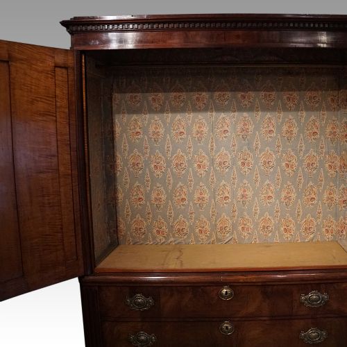 fig 7. Antique mahogany wardrobe