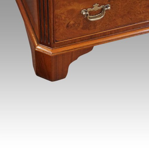 fig 8. George V Walnut chest on chest