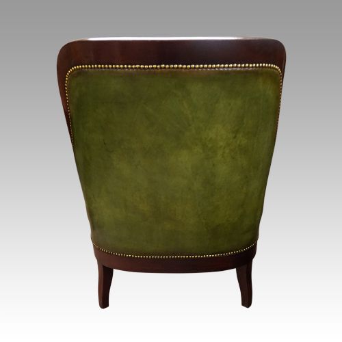 fig 2. Antique mahogany library chair