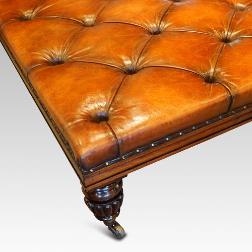 fig 2. Large buttoned leather stool
