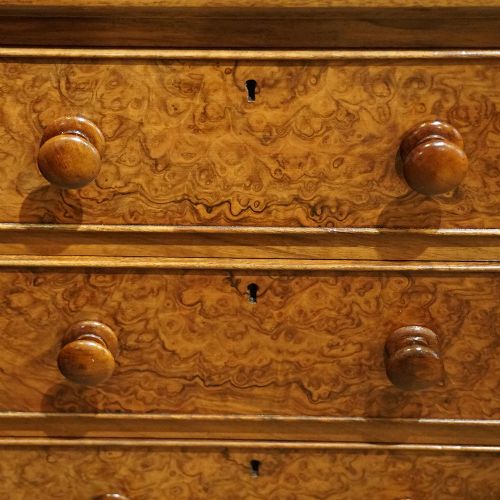 fig 5. Pair of Victorian walnut bedside chests