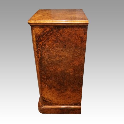 fig 9. Pair of Victorian walnut bedside chests