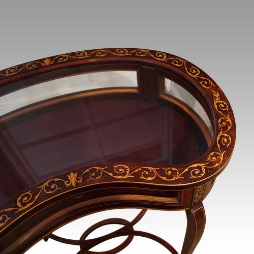 fig 3. Edwardian inlaid mahogany curio table
