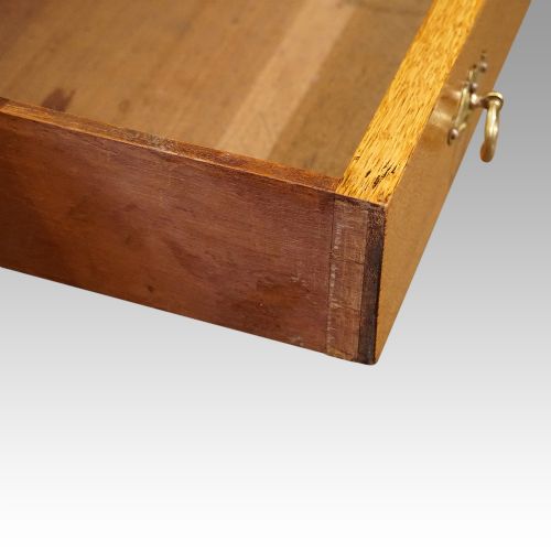 fig 2. Edwardian oak pedestal desk