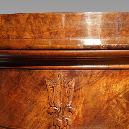 fig 1. Victorian walnut drinks cabinet