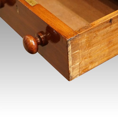 fig 3. Victorian mahogany pedestal desk