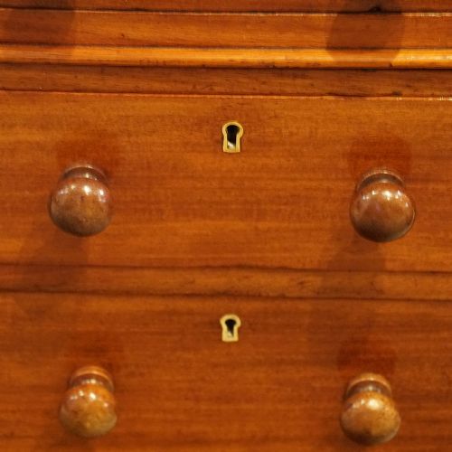 fig 4. Victorian mahogany pedestal desk