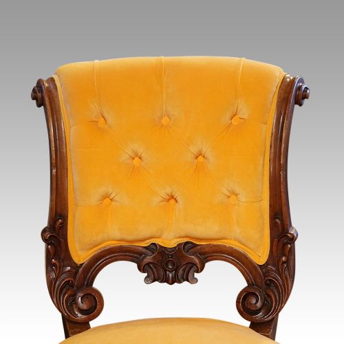 fig 3. Set of 8 Victorian mahogany dining chairs 