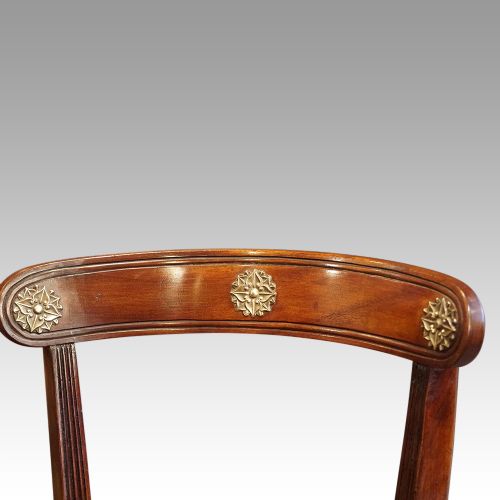 fig 1. Regency mahogany music chair