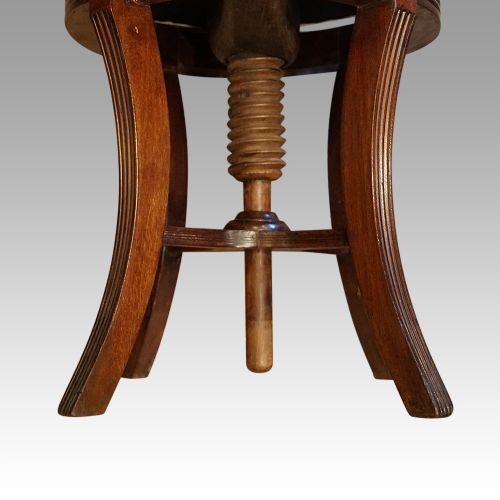 fig 3. Regency mahogany music chair