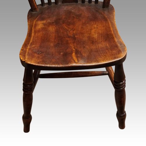 fig 1. Set of 6 Edwardian wheelback kitchen chairs