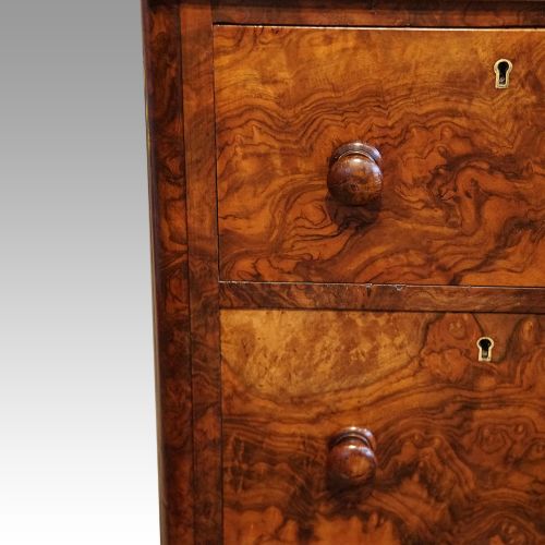 fig 5. Pair of Victorian walnut bedside chests