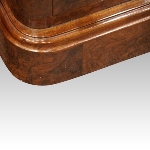 fig 6. Pair of Victorian burr walnut bedside chests