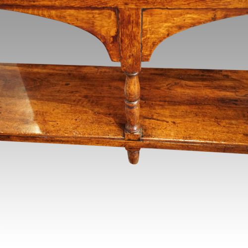 fig 2. Antique small oak dresser base