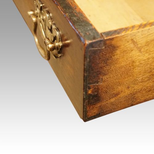 fig 5. Antique small oak dresser base
