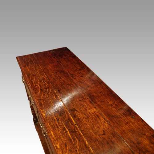 fig 6. Antique small oak dresser base