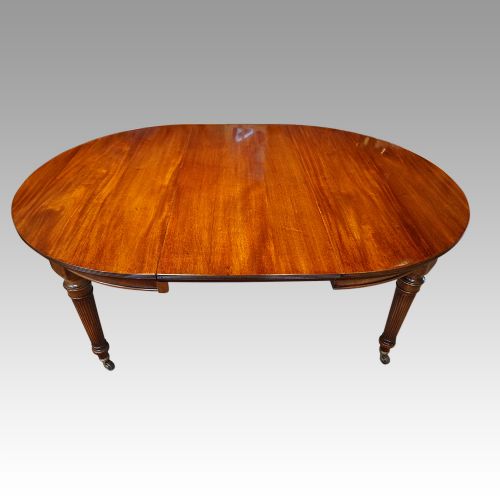 fig 1. Edwardian circular extending dining table