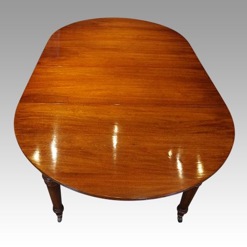 fig 2. Edwardian circular extending dining table