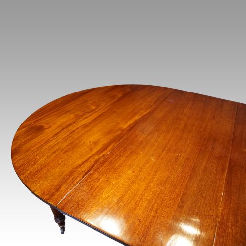 fig 6. Edwardian circular extending dining table