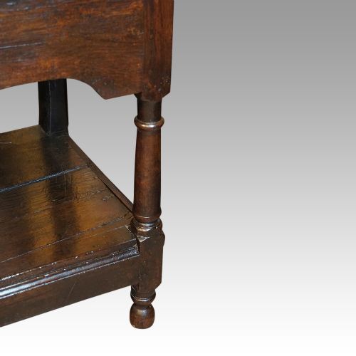 fig 11. Antique oak dresser base