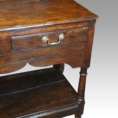 fig 2. Antique oak dresser base