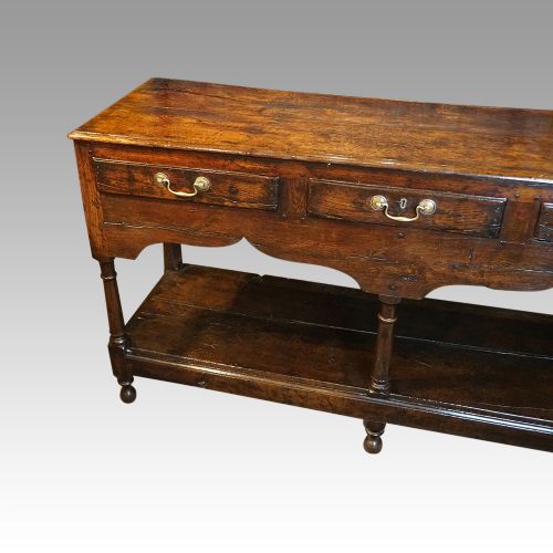 fig 3. Antique oak dresser base
