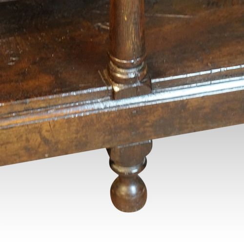fig 4. Antique oak dresser base