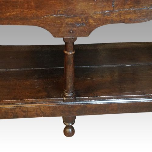 fig 6. Antique oak dresser base