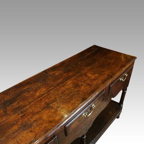 fig 8. Antique oak dresser base