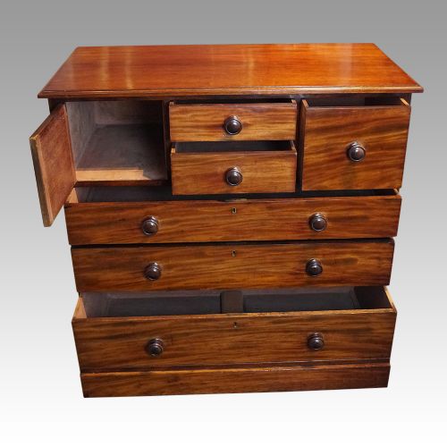 fig 2. Victorian mahogany chest