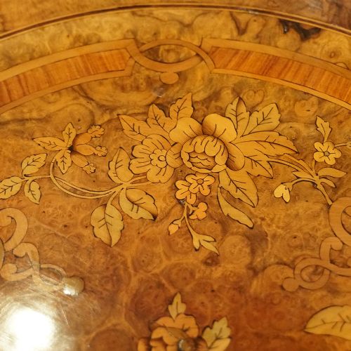 fig 4. Victorian circular marquetry centre table