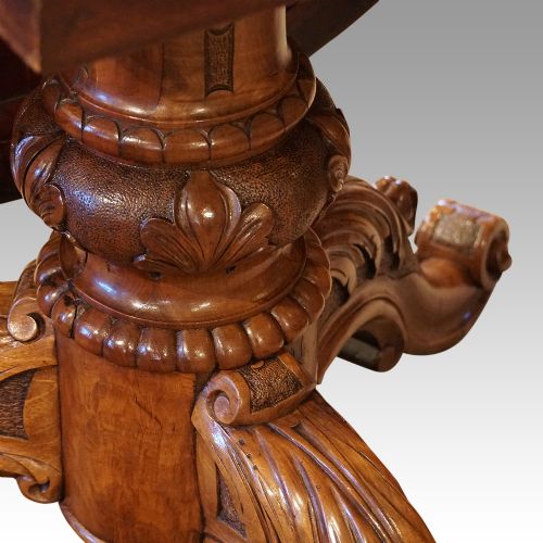 fig 8. Victorian circular marquetry centre table