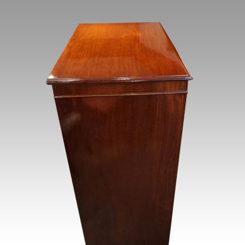 fig 1. Edwardian mahogany high chest