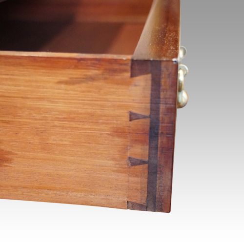 fig 4. Edwardian mahogany high chest